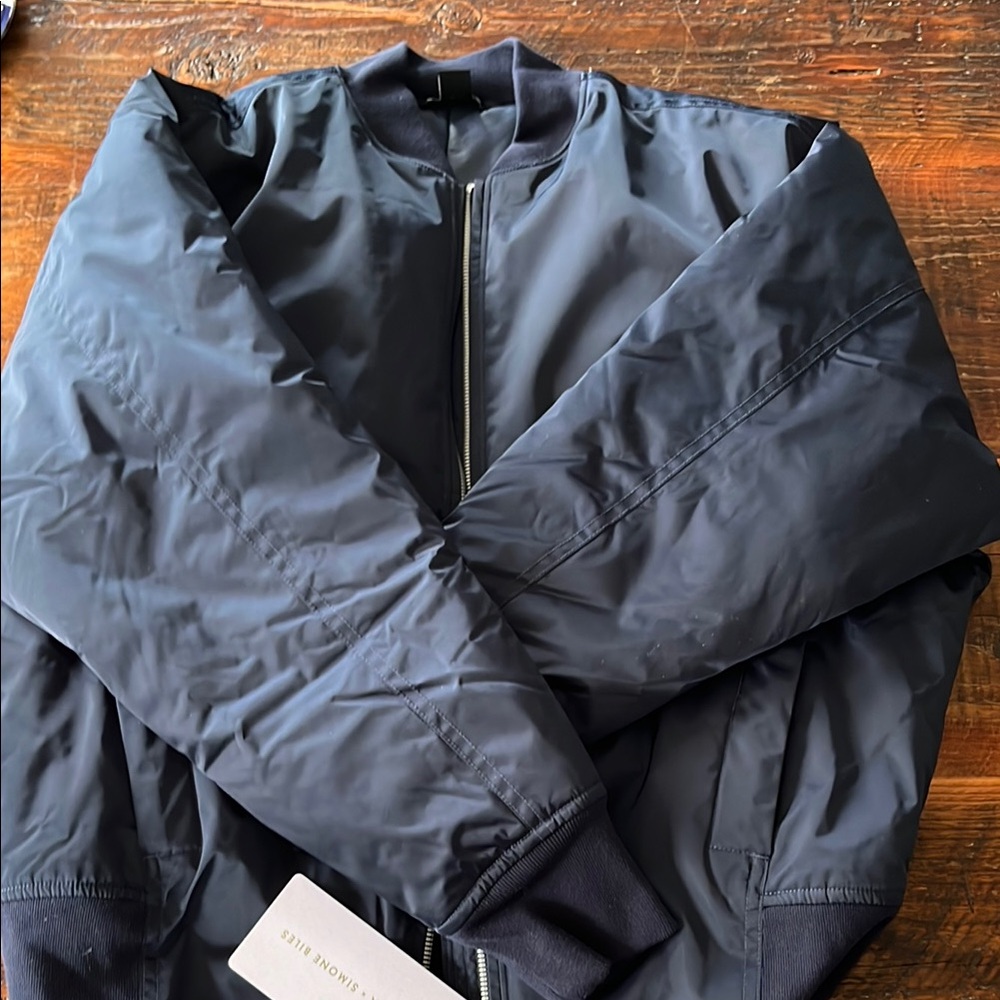 Women’s Navy Bomber Jacket. New with tags.